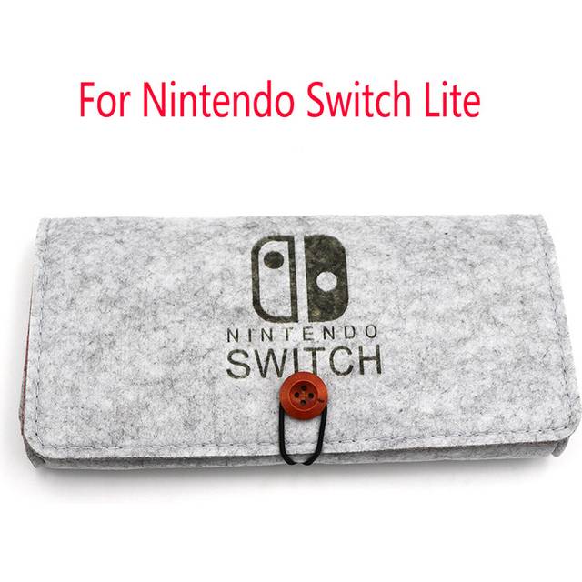 (L For Switch lite) Ultra Slim Portable Case Felt Pouch Carrying Case For Nintendo Switch
