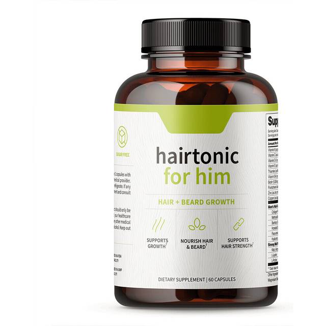 Snap Supplements, Hairtonic, Hair & Beard Growth Formula, 60 Capsules