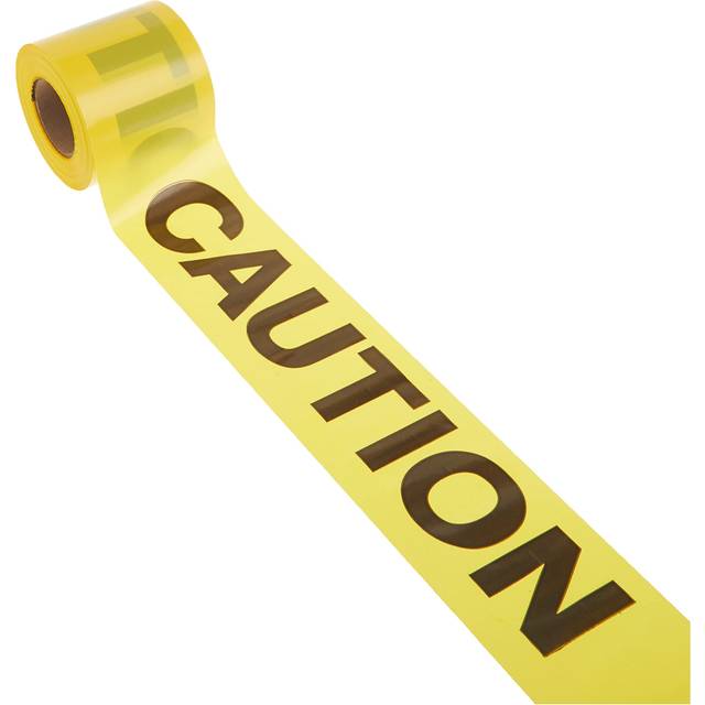 IRWIN Tools STRAIT-LINE 66200 Barrier Tape Roll  CAUTION  3-inch by 300-foot (66200)