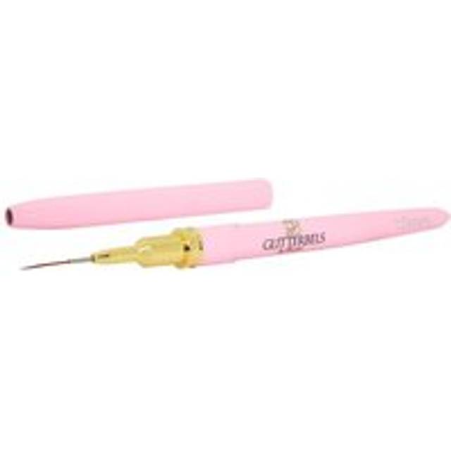 Glitterbels Pink Gel Liner Detail Brush 15mm