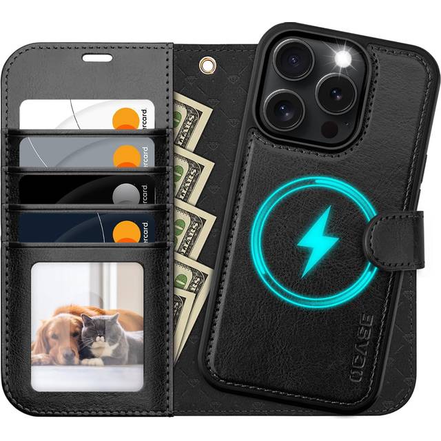 OCASE for iPhone 16 Pro Max Case Detachable Wallet Case with Card Holder  [2 in 1] PU Leather Flip Folio Case with RFID Blocking Stand Wrist Strap Sho