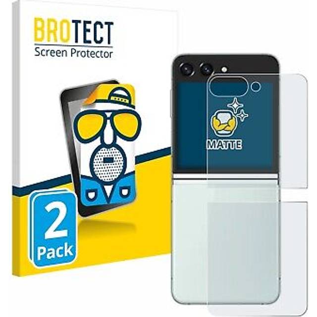 2x anti glare screen protector for samsung galaxy z flip 5 (back) matte