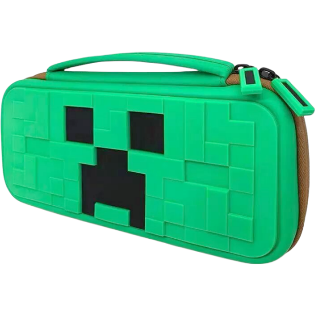(D) Portable Shockproof Silica Gel Case For Nintendo Switch Oled Storage Bag Hand Carrying Zipper Case For Nintendo Switch