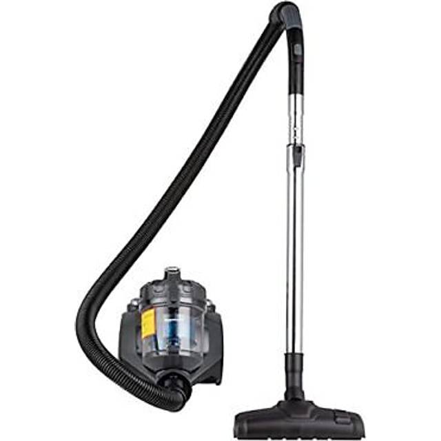 Amazon Basics Cylinder Bagless Vacuum Cleaner / with HEPA filter for Hardfloor, Carpet & Car, Compact & Lightweight, 700W, 1.5L, Black