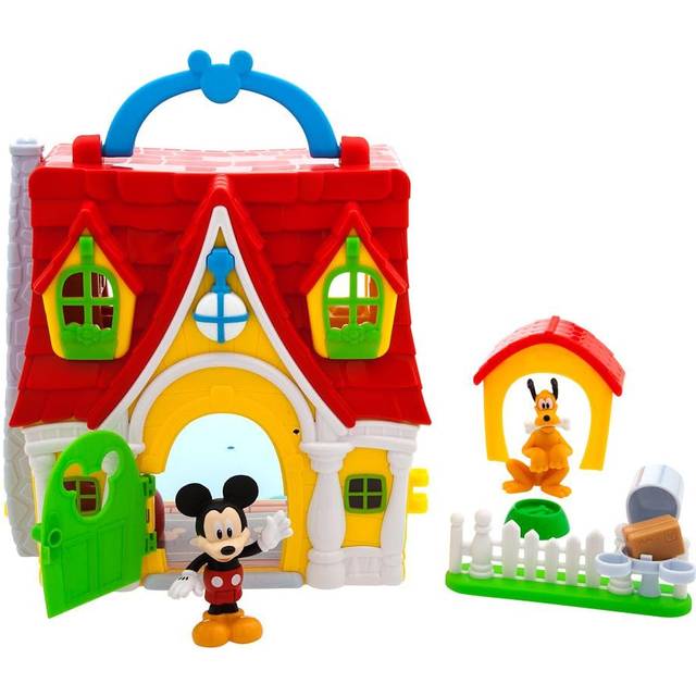 Disney Store Official Mickey Mouse Clubhouse Toys Play Set - Interactive Playhouse Junior Mickey Mouse Toys - Poseable Mickey & Pluto Figures  13