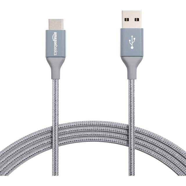 USB-C to USB-A 2.0 Fast Charger Cable, Nylon Braided Cord, 480Mbps Speed, USB-IF Certified, for Apple iPhone 15, iPad, Samsung Galaxy, Tablets,
