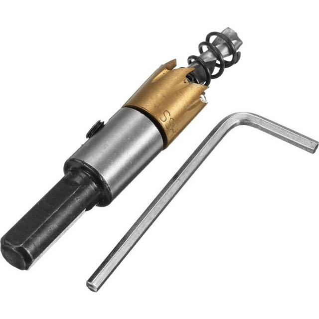 (12mm) 12-18mm HSS Titanium Coated Hole Sawtooth Saw Cutter Drill Bit 12/14/16/18mm