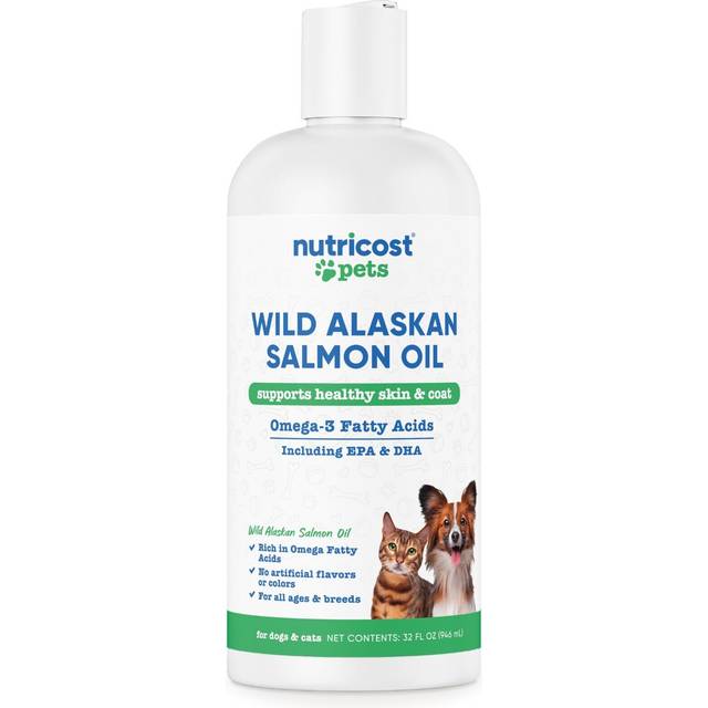Nutricost  Pets  Wild Alaskan Salmon Oil  For Dogs & Cats  All Ages  32 fl oz (946 ml)