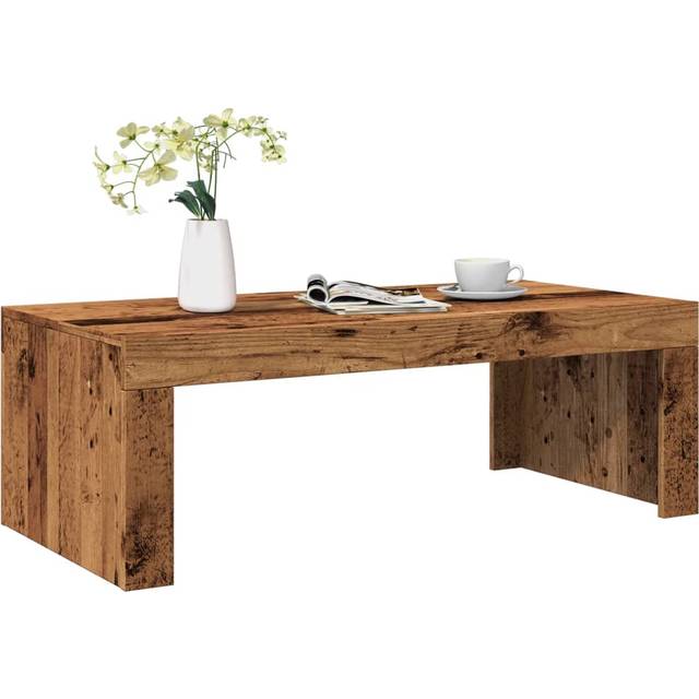vidaXL Coffee Table Old Wood 102x50x35 cm Engineered Wood - Brown