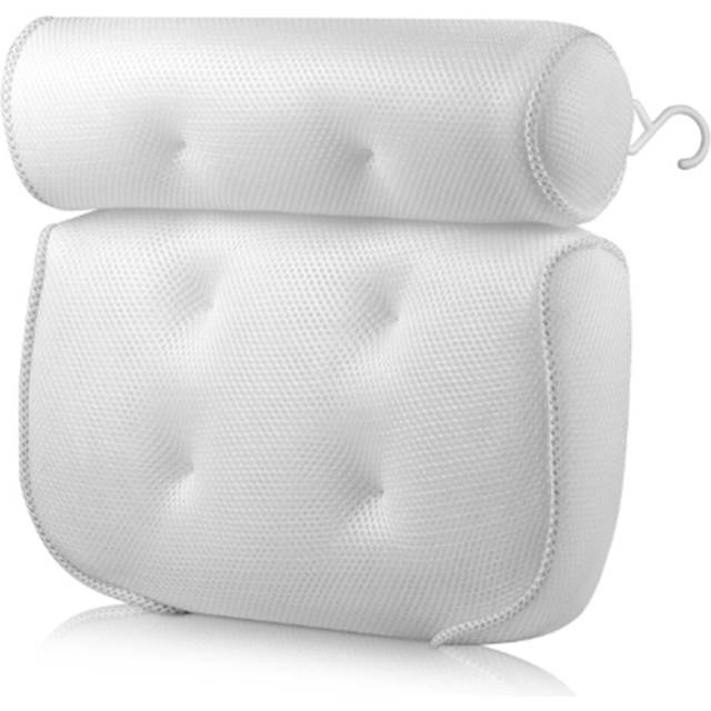 Spa Non- Bath Pillow Cushioned Bath Tub Spa Pillow Bathtub Head Rest Pillow with Suction Cups for Neck Back