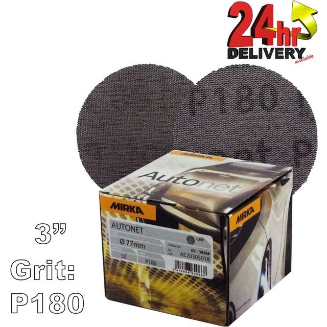 Mirka autonet grip ø77mm p 180 - 50stk