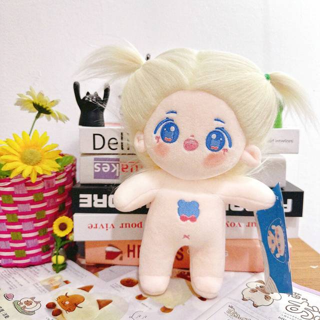 (Style L) Cotton Doll Plush Toy Cute Cartoon Girl Birthday Holiday Gift Can Change Clothes