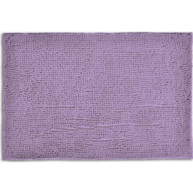 Allure Bath Fashions Heather Chenille Microfibre Supersoft Non-Slip Bobble Bath Mat 50 x 80cm - Purple