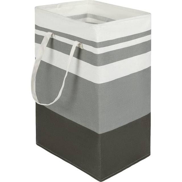Laundry Basket,75L Collapsible Tall Laundry Hamper with Handle for Clothes,Toys and More.Waterproof Large Laundry Baskets for Home(Gray)