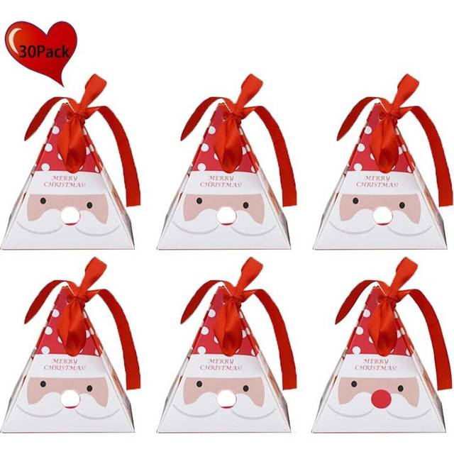 Christmas Gift Box Gift Box Set 30 Decorative Candy Boxes, Biscuits, Candies Christmas Candy Bags