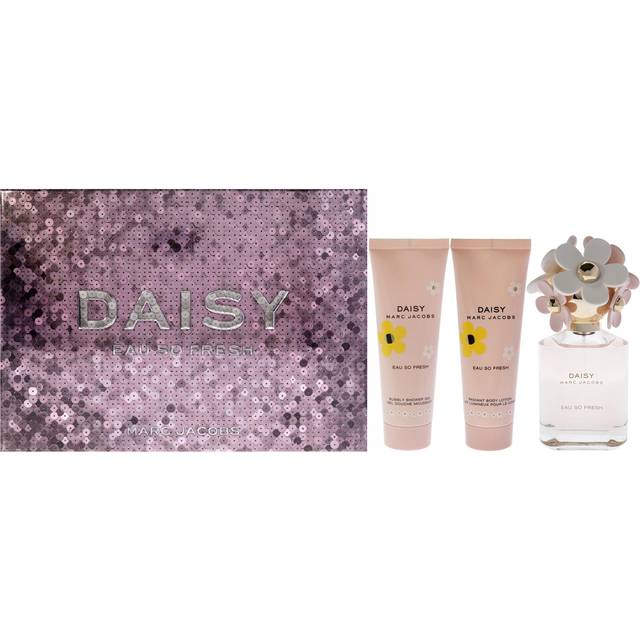 Marc Jacobs Daisy Eau So Fresh Gift Set 75ml EDT + 75ml Body Lotion + 75ml Shower Gel