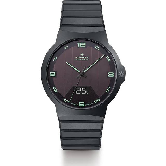 Junghans Herrenuhr Force Mega Solar 18143644 - schwarz