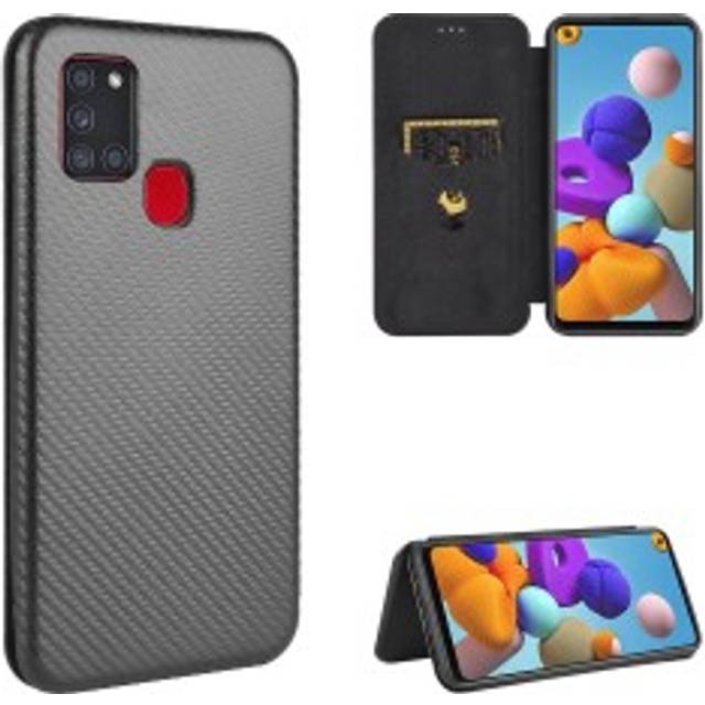 Samsung A21s Flipfodral Kortfack CarbonDreams