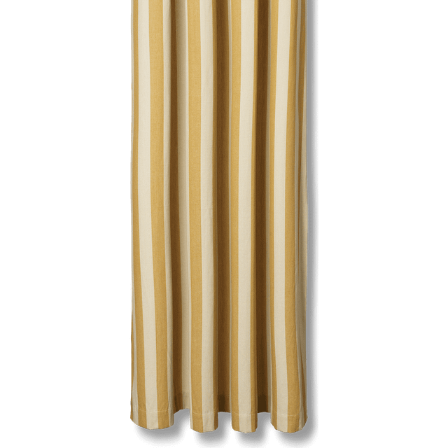 ferm LIVING - Chambray Shower Curtain Warm Yellow/Parchment