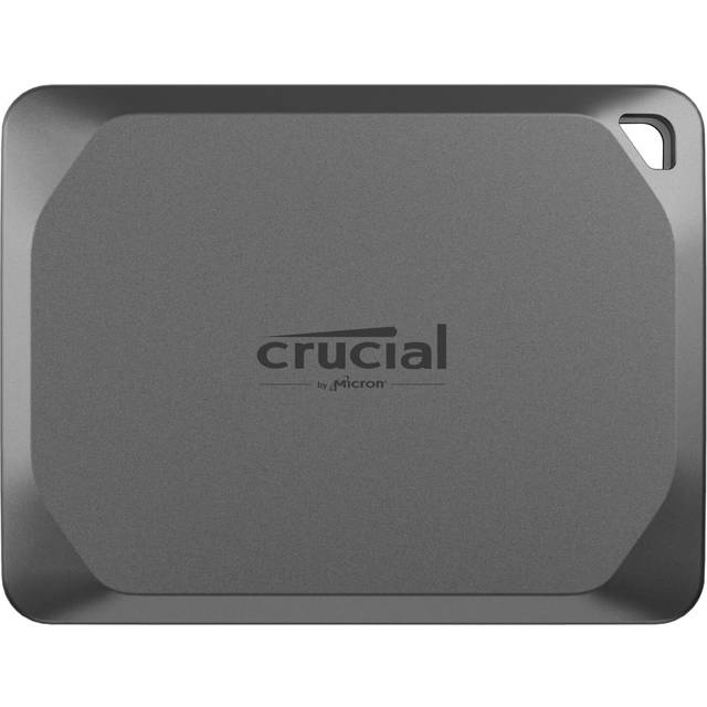 Crucial X9 Pro 2TB External USB 3.2 Gen2 Type-C Portable SSD Support Multiple OS - Grey