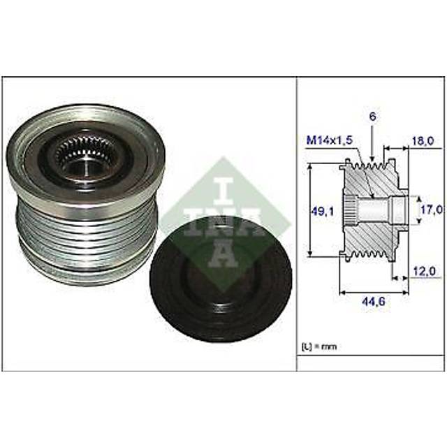 Alternator Freewheel Clutch 535018210 Ina 535018210