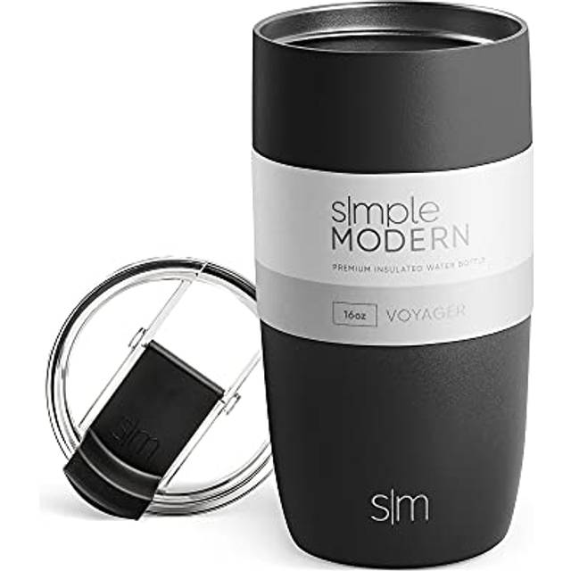 Simple Modern Travel Coffee Mug Tumbler with Flip Lid | Reusable Insulated Stainless Steel Cold Brew Iced Coffee Cup Thermos | Gifts for Women Men Him