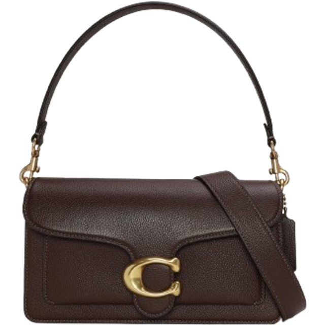 Coach Tabby 26 Leather Shoulder Bag - Brown