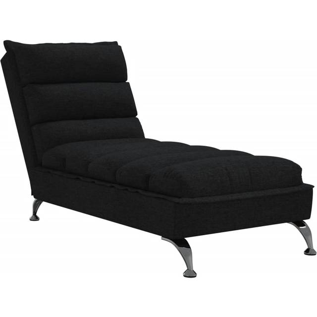 vidaXL 379470 Black Loungestol 74cm