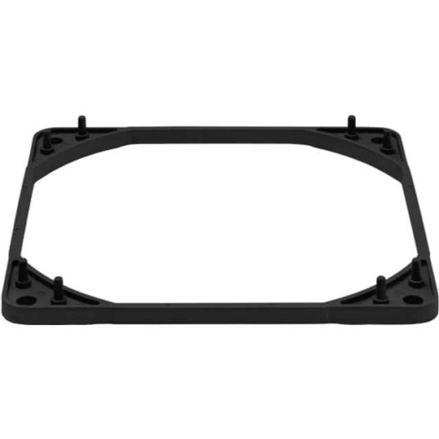 NA-IS1-12 chromax.black Sx2, Inlet Side Spacers for 120mm Fans (Black)