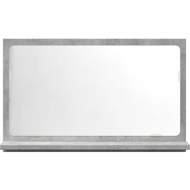 vidaXL Bathroom Mirror Cabinet Wall Cabinet Concrete Grey Engineered Wood