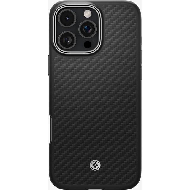 Spigen Enzo Aramid MagFit Magsafe Case for iPhone 16 Pro Max / 16 Pro - Black Natural