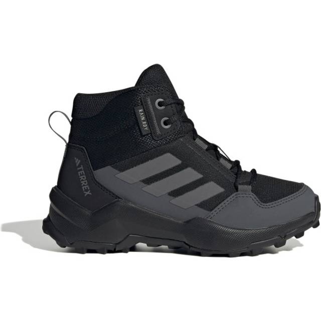 adidas Terrex Kids Ax4 Rain Ready Waterproof Hiking Boots - Dark Grey, Dark Grey, Size 1 Older