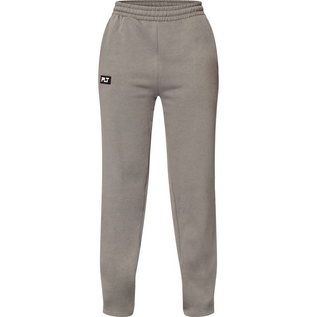 PRETTYLITTLETHING Charcoal Grey Logo Badge Straight Leg Joggers, Grey - XL