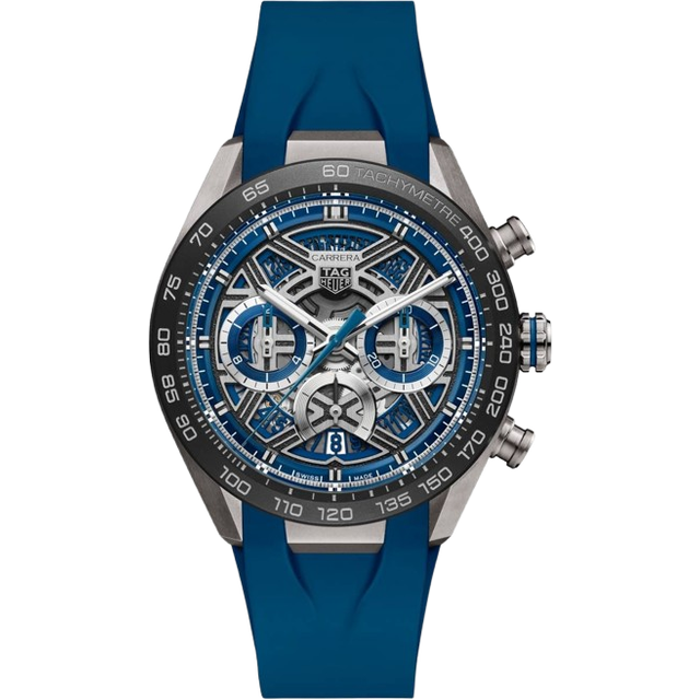 TAG Heuer Herrenuhr Carrera CBU2081.FT6274 - blau