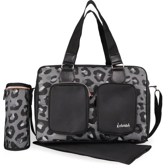 Deluxe Changing Bag - Metallic Rose Gold Marble