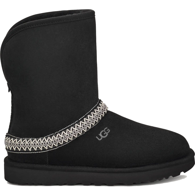Classic Short Crescent Ankle Boots - Black - 37 (4)