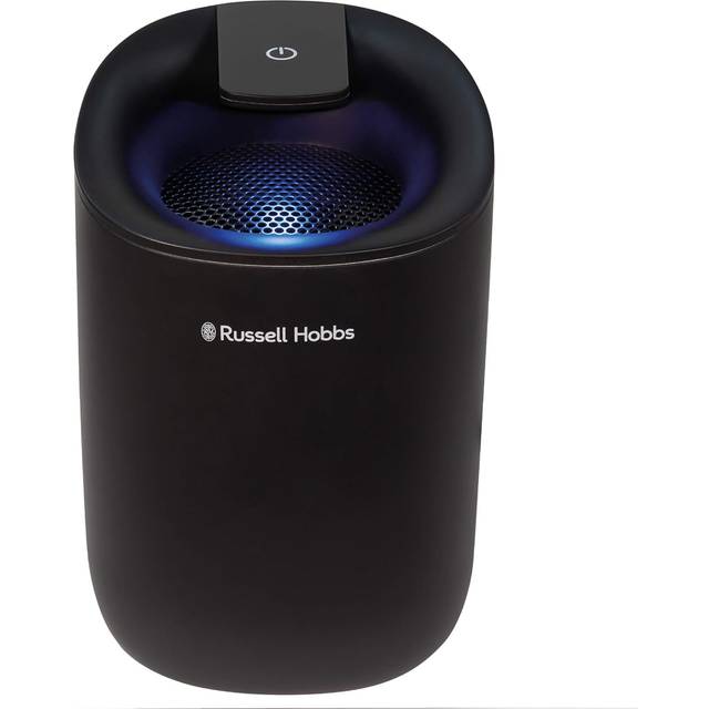 Russell Hobbs Black Mini Compact Dehumidifier 300ml - 22 x 14 x 14cm