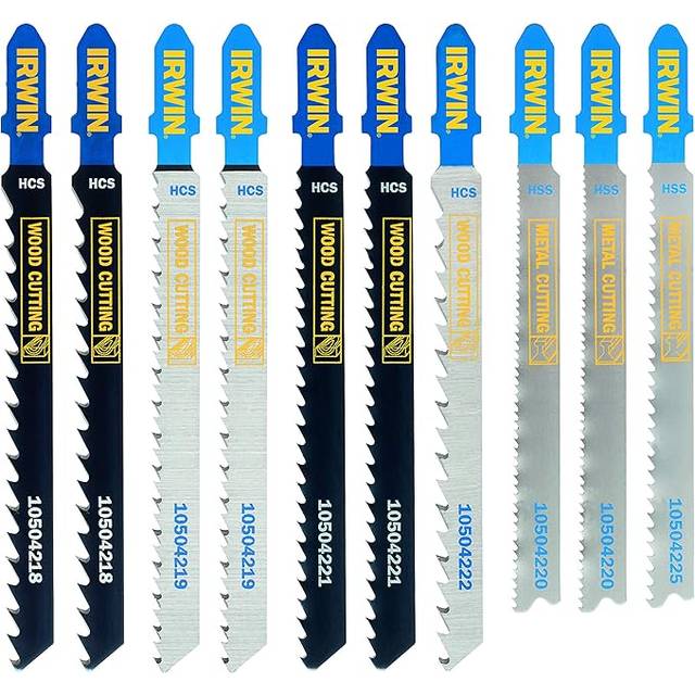 Irwin - Jigsaw Blade Set Assorted 10 Piece Set