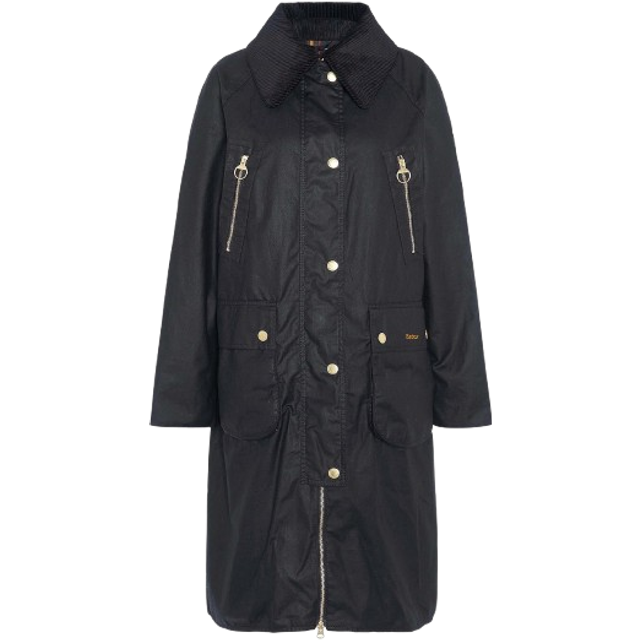 Barbour International Barron Longline Puffer Jacket - Black