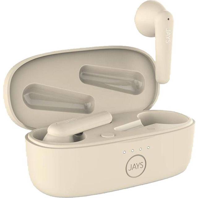 Jays t-Six true wireless in ear-hörlurar (vita)