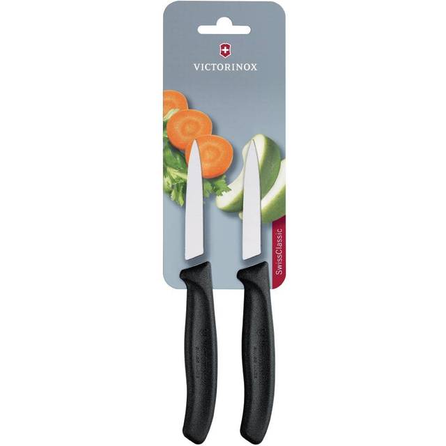 Victorinox Swiss Classic 2 x 8cm Paring Knife Pointed Black (67603B)