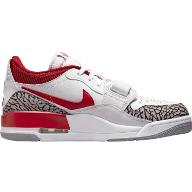 Sneakers Air Jordan Legacy 312 Low White/ Gym Red-Cement Grey-Black UK 8 (8)