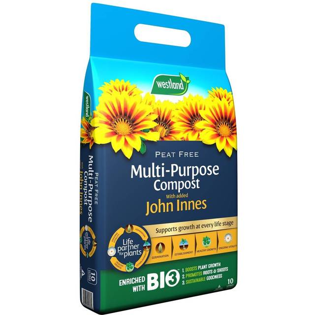 Peat Free Multi-Purpose & John Innes Compost 10L Pouch 23/24