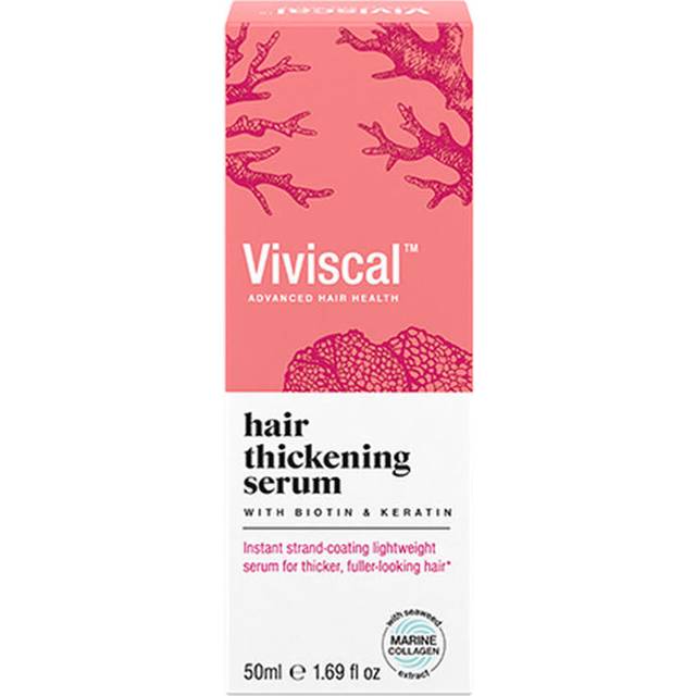 Hair Thickening Serum for Naturally Thicker & Fuller Looking Hair, Paraben Free Leave In Conditioner with Biotin,