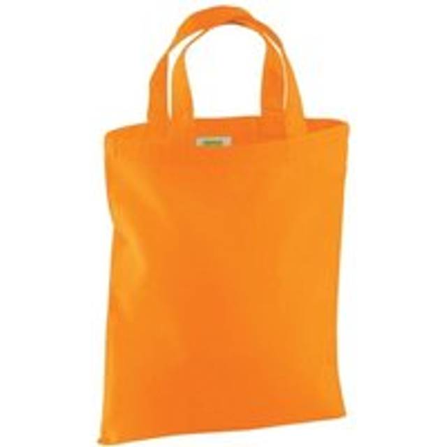 (One Size, Orange) Westford Mill Mini Reusable Tote Bag