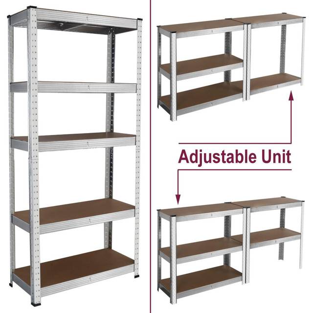 (Galvanised) Metal Shelving 180cm