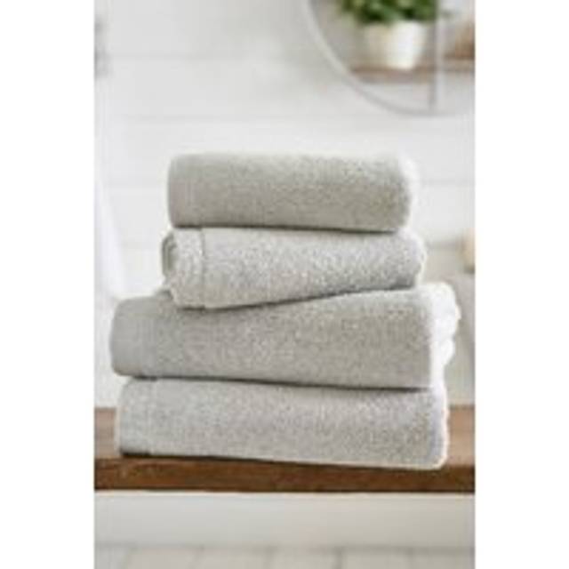 The Lyndon Company Egyptian Spa 700Gsm Cotton Towels – Ultra Soft, Highly Absorbent, Luxury Bathroom Essentials In Silver - Hand Towel