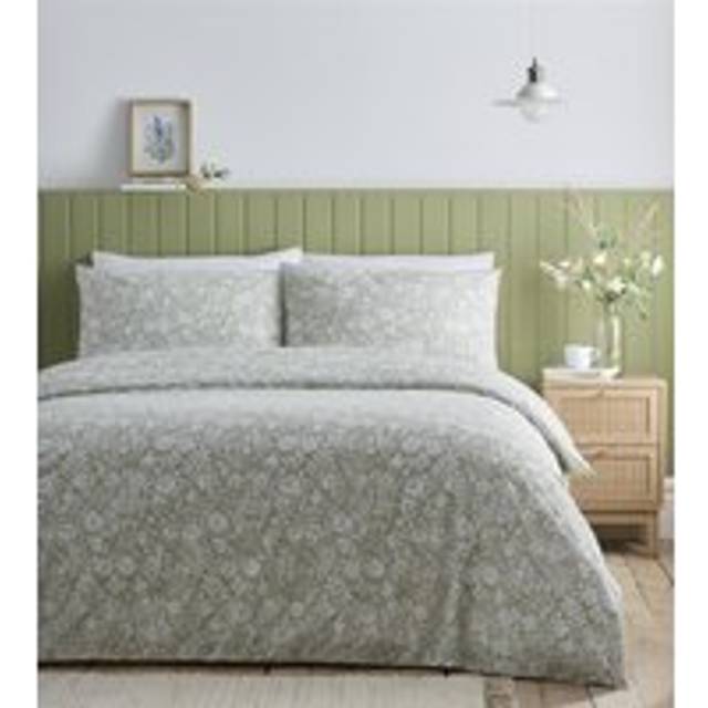 Martex Charlotte Thomas Olivia Duvet Cover Set  - Super King, Green