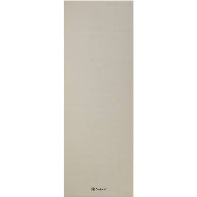 GAIAM Sandstone Yoga Mat 4Mm Solid |Beige |One Size