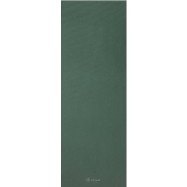 GAIAM Yoga Mat 4 mm Solid Yogamatta Storlek 64 x 173 x 0,4 cm Färg olivgrön